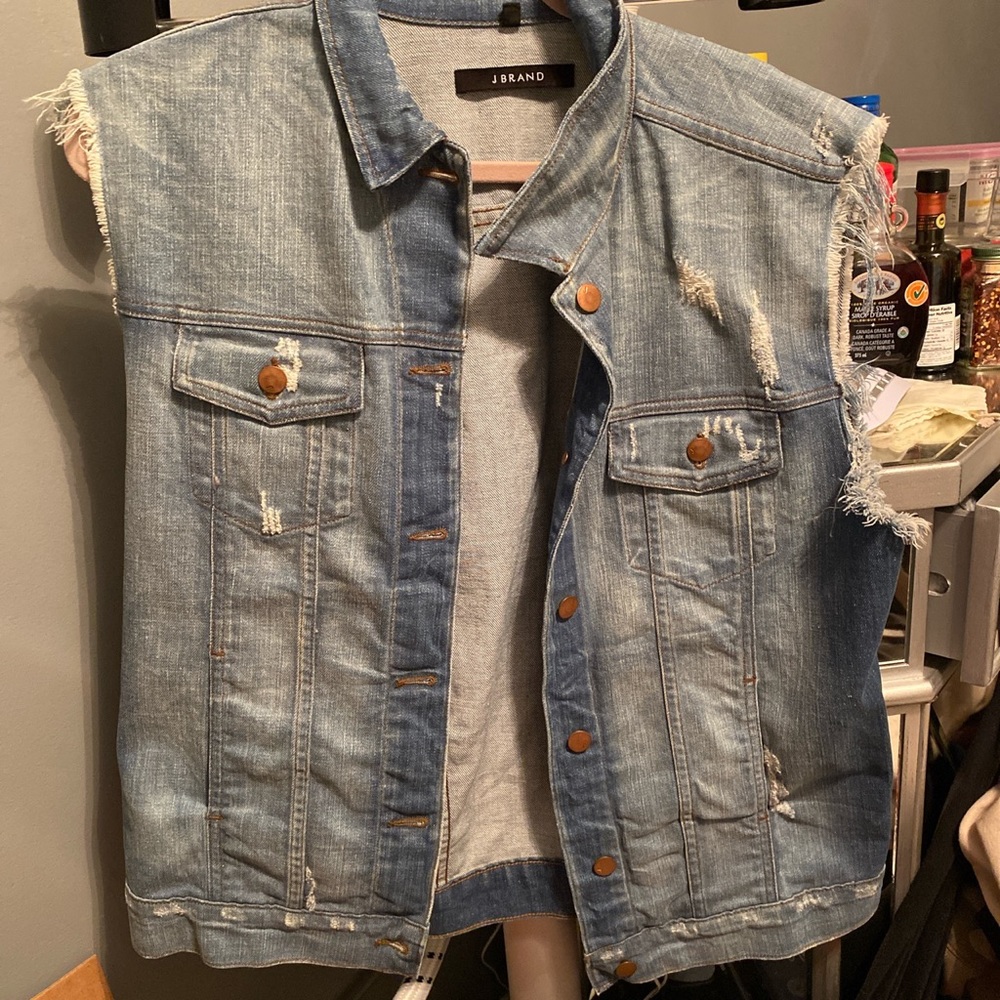 J Brand jean vest